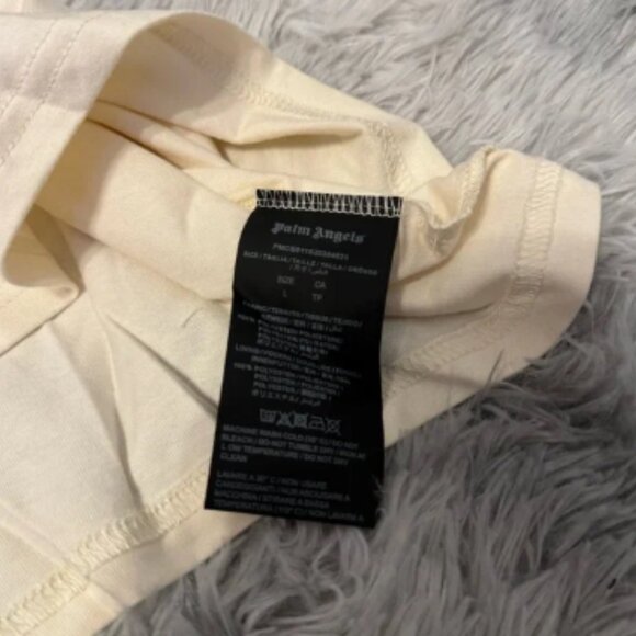 Palm Angels Garment Dye Palm Graffiti Flames T-Shirt Size Medium or Large - Picture 4 of 4